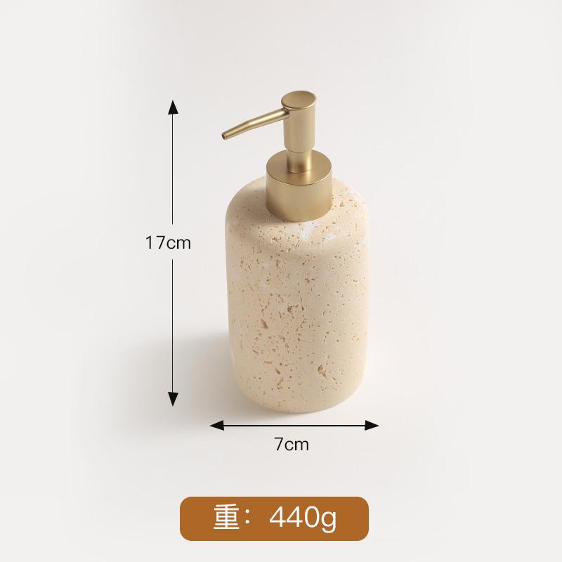 Травертиновый дозатор для мыла, мыльница, стаканчик для ополаскивателя, поднос, подставка для мыла, бутылка для антисептика, бутылка для лосьона, набор для ванной комнаты