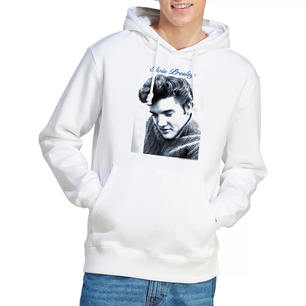 Elvis Presley Unisex Adult Script & Sweater Hoodie