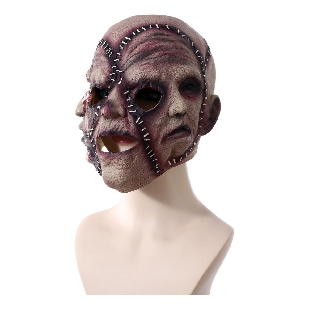Realistic Halloween Scary Mask Latex Cosplay Costume Mask Performance Prop