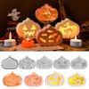 Halloween Hollowed-Out Pumpkin Ambient Light Silicone Mold Diy Pumpkin Plaster Epoxy Resin Soap Wax Making Molds Home Ornaments