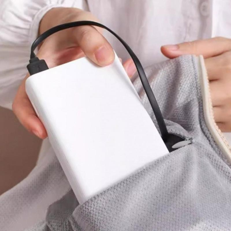 Электрическая шаль с подогревом, носимая, 3 режима нагрева, питание от USB, большие карманы, полиэстеровая ткань