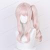 Akiyama Mizuki Synthetic Hair Cosplay Wig 45cm Light Pink Women Heat Resistant Hair High Quality Wigs