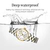 JINSHIDUN Brand Watch Heart Steel Automatic Mechanical Single Calendar Luminous Waterproof Women's Watch Women's Watch