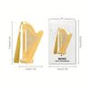 1pc Creative Musical Instrument Bookmark Piano, Guitar, Organ, Harp, Violin, Trumpet Metal Bookmarks with Beautiful Tassels