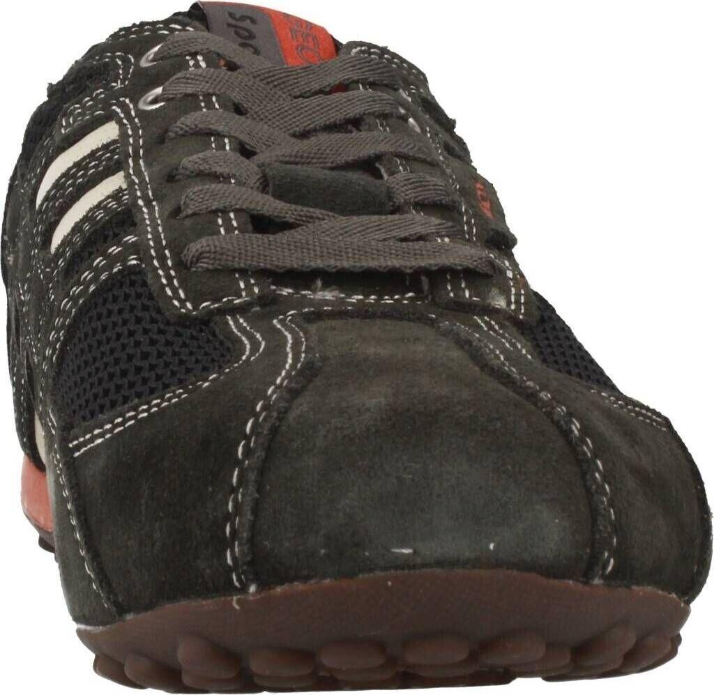 Geox U Snake K Sneakers (U4207K) Dark Grey/off White