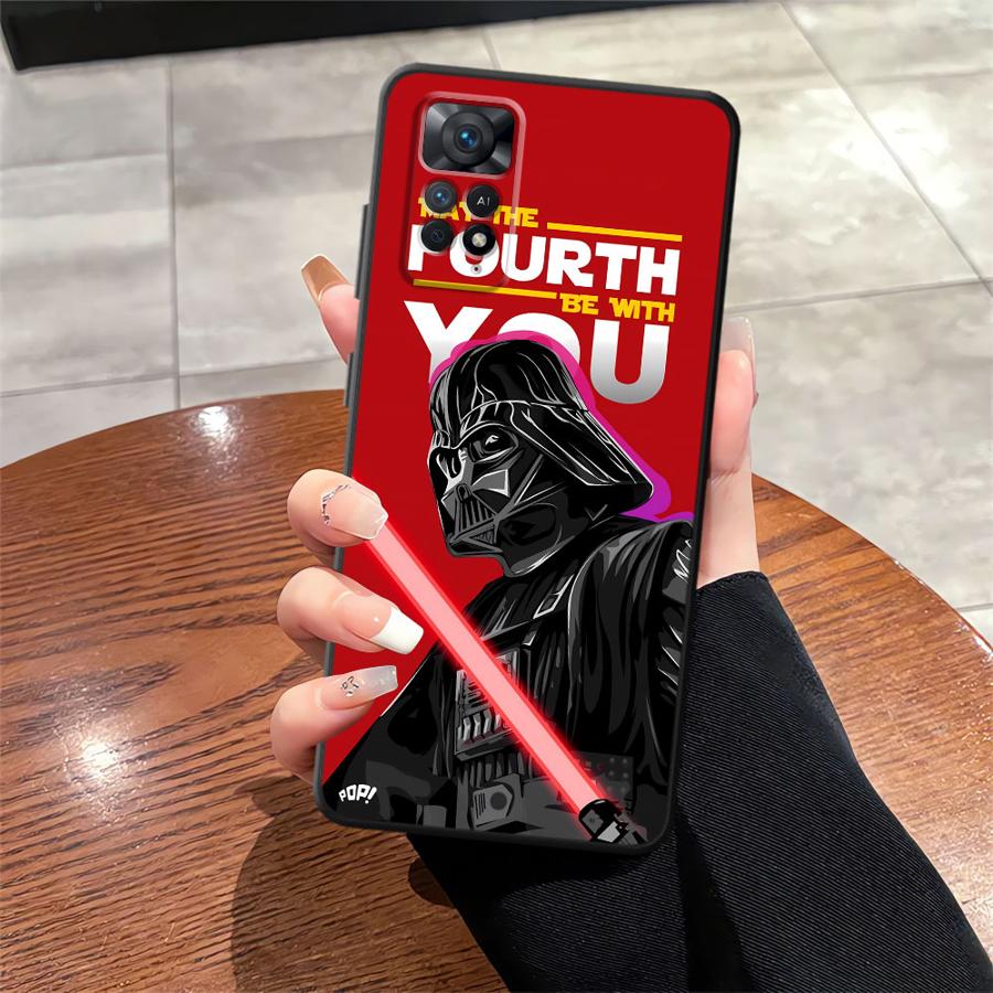 Чехол для телефона Funda для Xiaomi Redmi Note 10 11s 12s 9 14 11 10S 9S 13 Pro Plus 12 Pro 7 8 Крутой A- Анакин S-Скайуокер