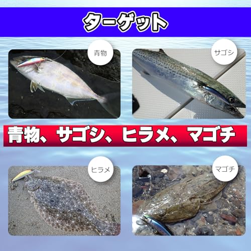 DUEL HARDCORE Heavy Sinking Minnow Lure, Hardcore Heavy Minnow (S) 110mm, Weight: 37g, F1190-HBPC-Blue Pink Candy, for Seabass and Bluefin Tuna.