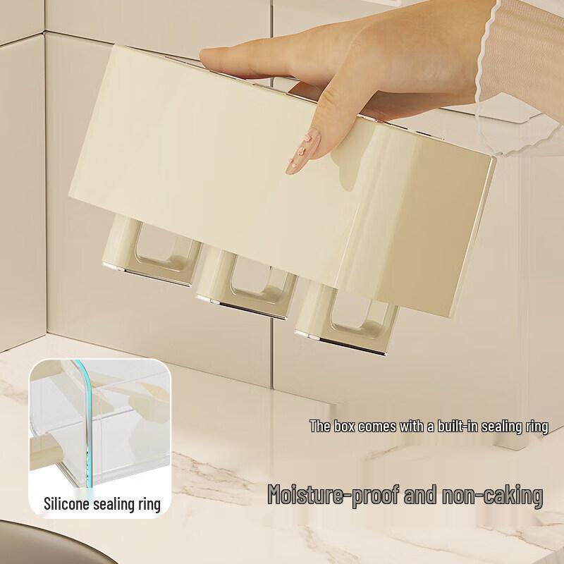 Wall-Mounted Kitchen Seasoning Storage Box