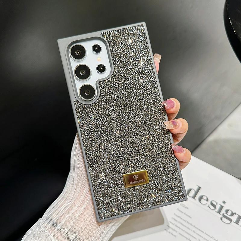Роскошный чехол со стразами и бриллиантами для Samsung S26 S25 S24 S23 Ultra Plus, блестящий противоударный чехол для женщин и девушек