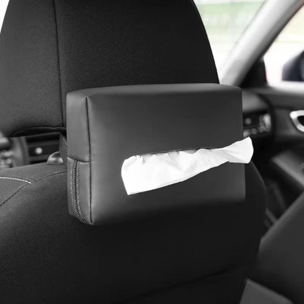 With Fix Strap Car Armrest Box Storage And Organization Tissue Storage Box Car Storage Box Auto