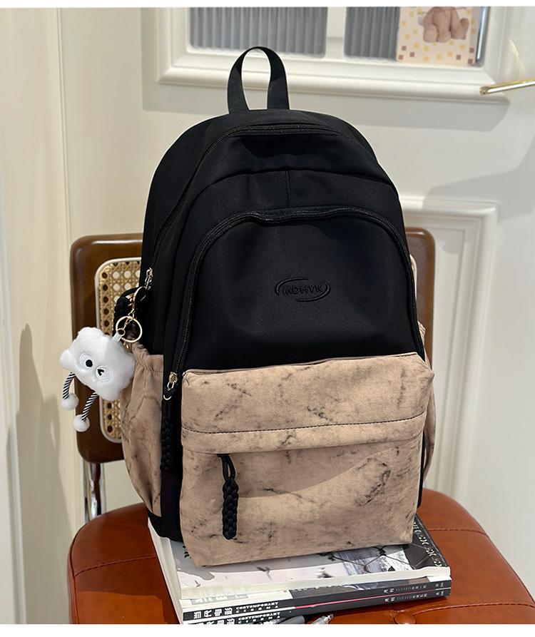 Школьный рюкзак 2025 новый рюкзак тай-дай корейская версия модный и милый школьный рюкзак большой вместимости повседневный простой рюкзак