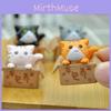 Doll Cartoon Cat Car Mounted Desktop Micro Landscape Decoration Gift Student