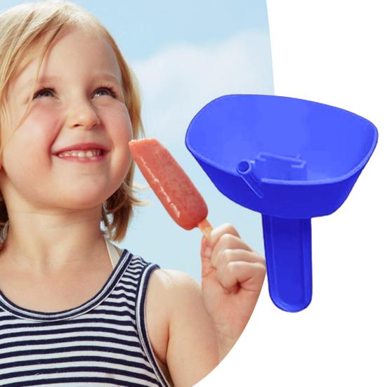Держатель для мороженого Абсорбируемый Легко чистится Беспорядок Прочный Противокапельный режим с соломинкой Защита от грязных рук Летняя подставка для леденцов Товары для дома