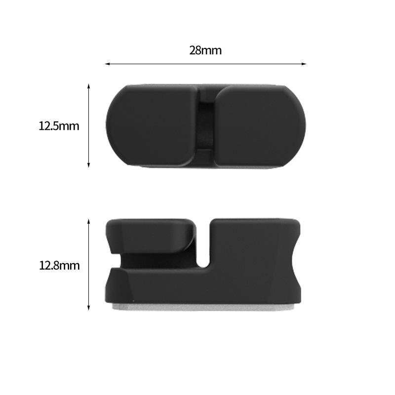 Самоклеящиеся силиконовые клипсы для организации кабелей и светодиодных лент