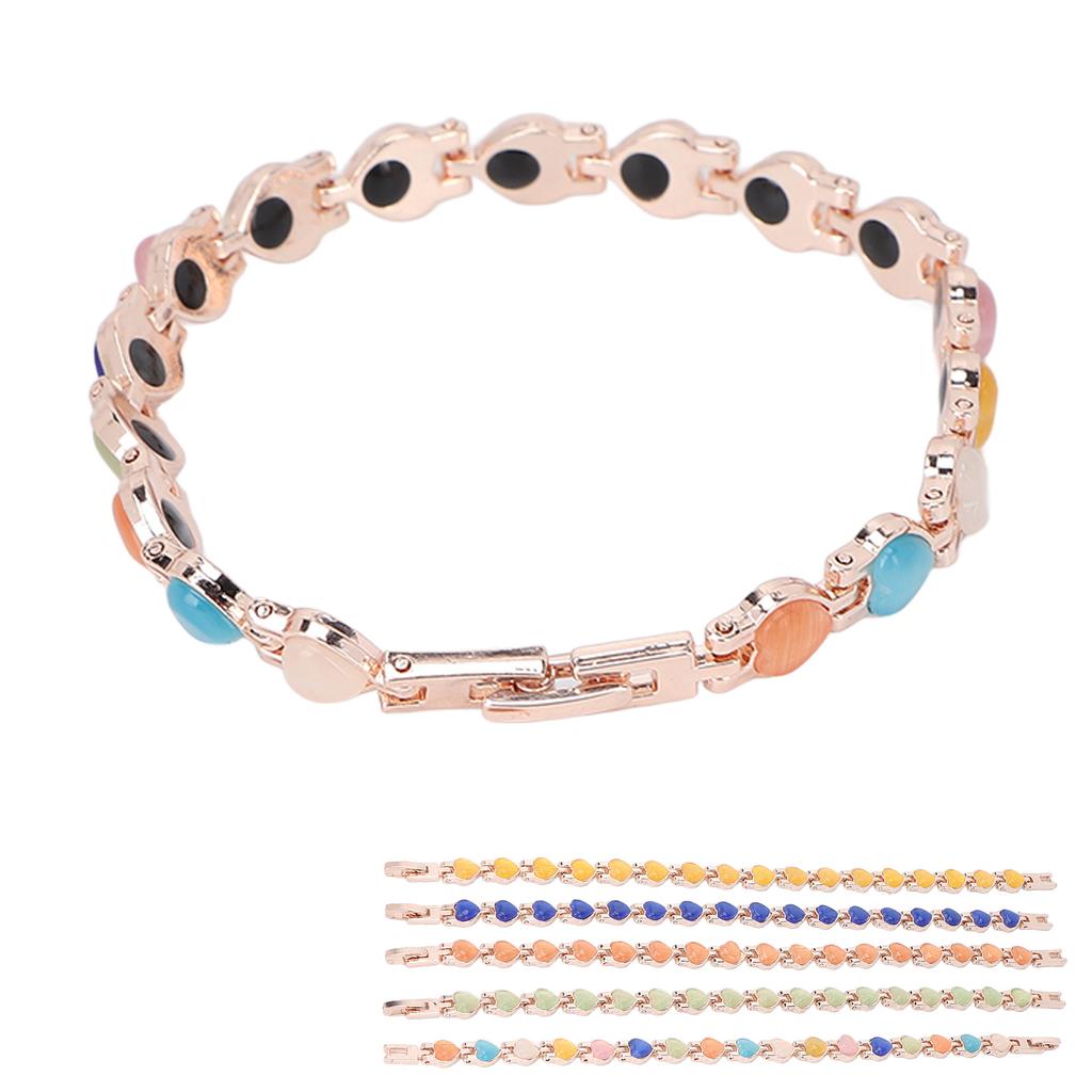 Магнитный браслет из титановой стали, женский модный изысканный браслет с магнитной терапией, подарок для Slimmi