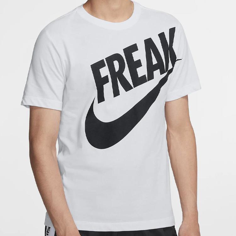 Nike Мужская баскетбольная футболка с короткими рукавами Giannis Dri-Fit, белая BV8266-100
