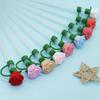 Heat-resistant Rose Flower Straw Cover Dust Proof Straw Covers Cap for Stanley Cup