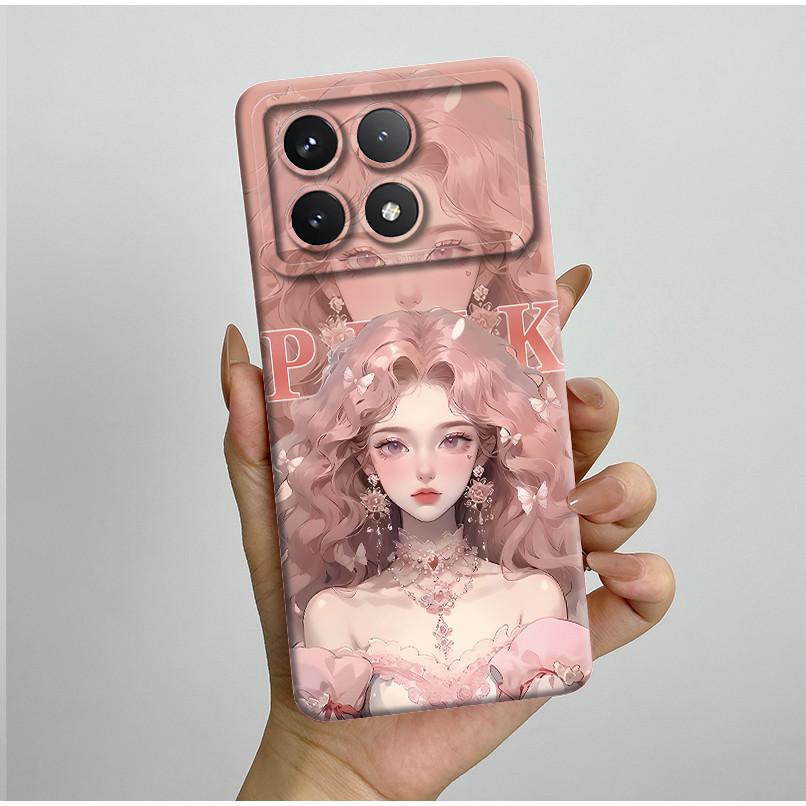 Ударопрочный чехол для телефона Xiaomi Poco X6 Pro 5G Redmi K70E Красивые Бабочки Цветы Мягкий ТПУ Корпус Poco X6Pro Бампер Задняя Крышка
