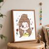 Disney Belle Painting Kit Home Decor Craft Perfect Gift Idea Diy Art
