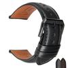Ремешок для часов, модный кожаный ремешок для часов, женский и мужской, коричневый, черный, 24 мм, 18 мм, 20 мм, 22 мм, ремешок, аксессуары для часов