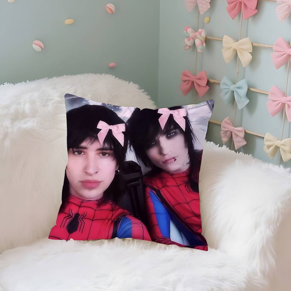 Cool HJake WebberJohnnie GGuilbertS Case Plush Fabric Soft Pillowcase Double Sided Print Cushion Cover Household Gifts