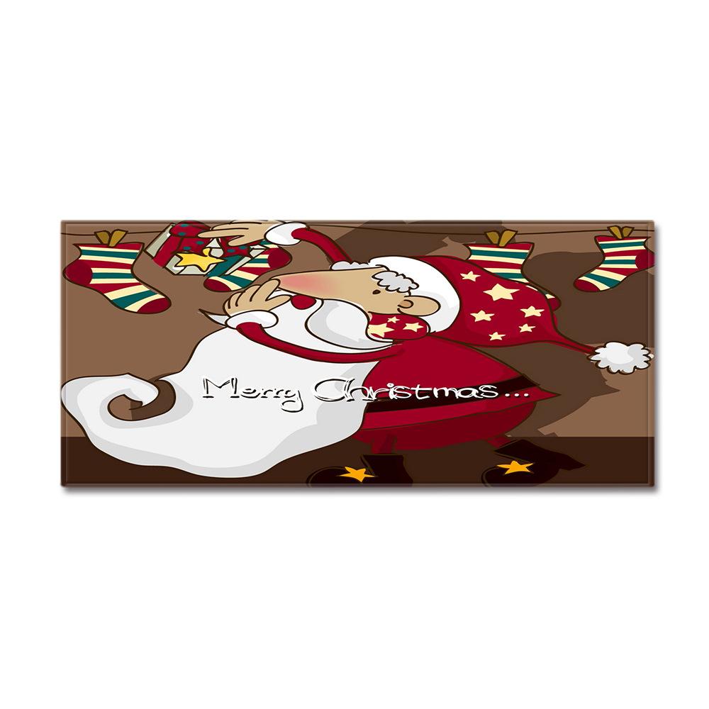 Рождественский кухонный песочный ковер придверный коврик длинный напольный коврик