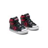 Converse Pro Blaze Strap Varsity Velcro Флис Повседневные Высокие Кеды для Скейтбординга Детские Кроссовки Черный Красный A03228C