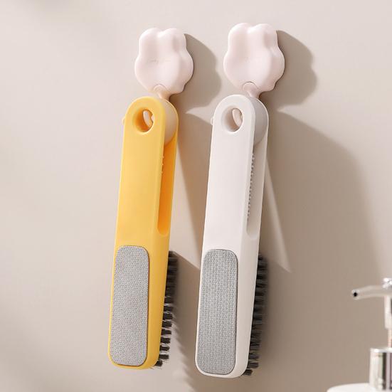 Щетка для чистки ногтей на ногах, скруббер и эксфолиатор для межпальцевых промежутков с длинной ручкой, мягкие силиконовые щетинки для педикюра, душа и путешествий