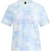 Tie-Dye Logo Crew Neck T-Shirt Women Tops Blue HF2488