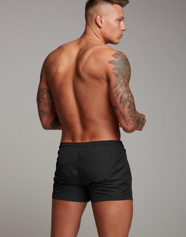 Мужские дышащие эластичные спортивные шорты для марафонского бега и тренировок со штангой