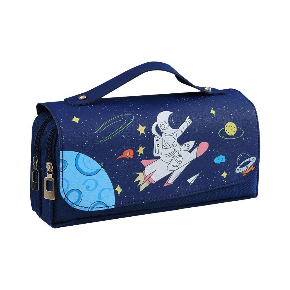 Высококачественная многослойная сумка для ручек большой емкости, сумка для хранения карандашей, чехол для канцелярских принадлежностей