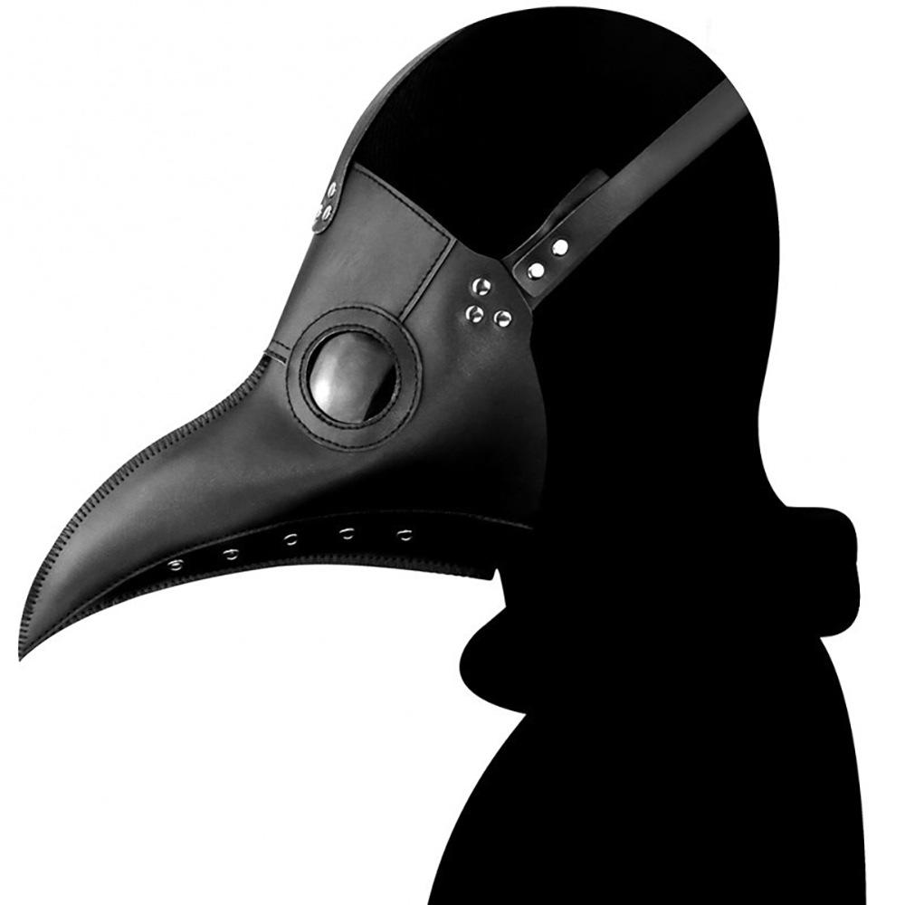 Halloween Hot Sale Plague Doctor Mask Punk Style Steam Crow Beak Bird Doctor Party Mask