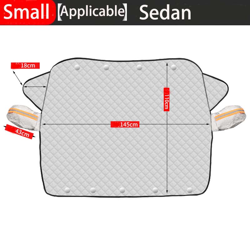 Автомобильный магнитный снегозащитный экран, зимнее лобовое стекло, защита от замерзания и солнца, получехол для автомобиля, изолированный зонт