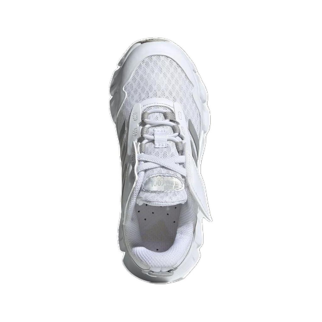 Adidas Climacool Fabric Comfortable Versatile Durable Breathable Low-Top Casual Shoes Kids Casual Shoes White Gray IF9506