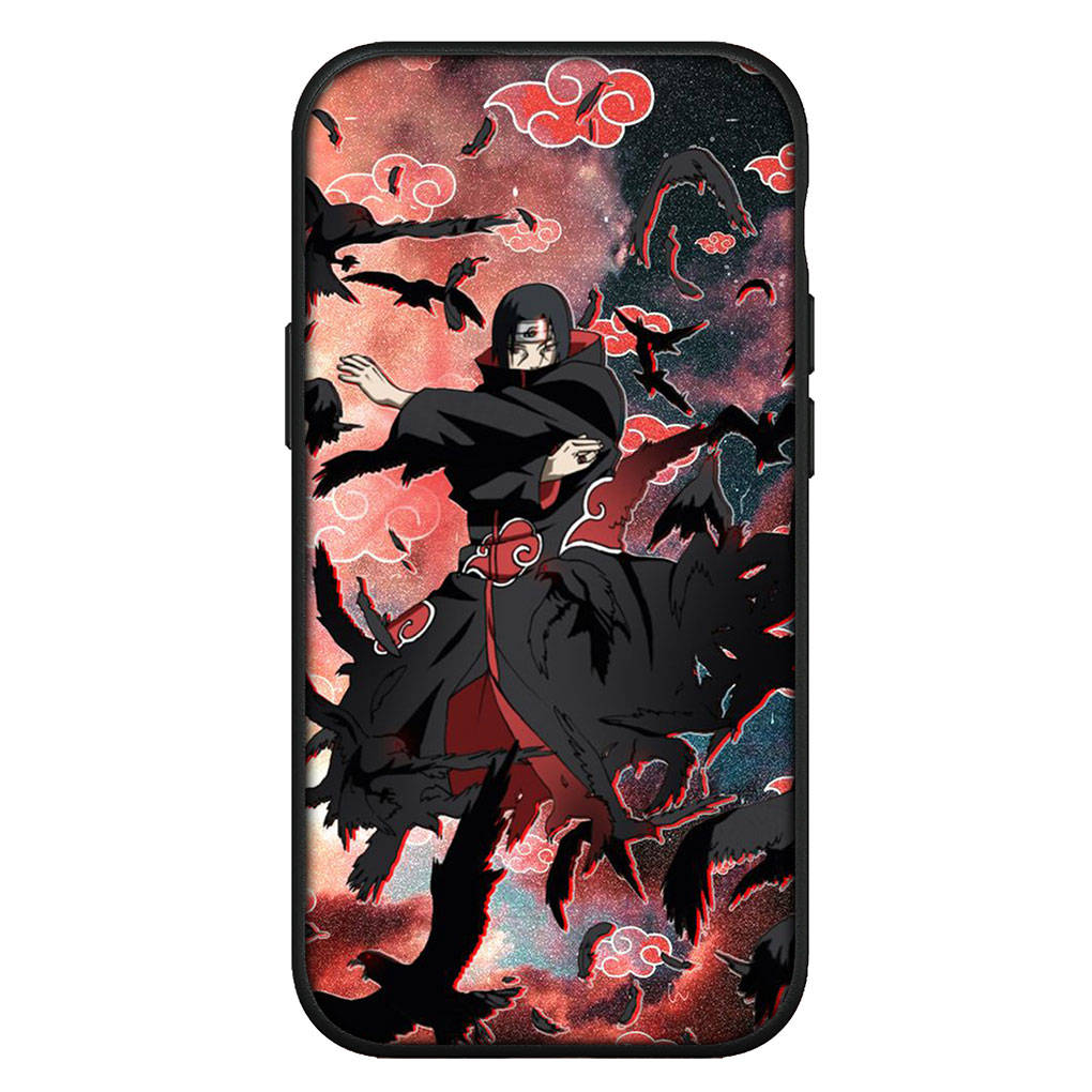 Для iPhone 15 14 Xiaomi Redmi Note 13 12 11 Pro Max X 8 7 XR Samsung Galaxy A15 S24 S23 A05 Huawei OPPO A17 аниме Учиха Итачи Акацуки чехол для телефона