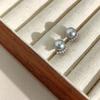 Серьги из серебра 925 пробы с жемчугом: Элегантный и милый дизайн, японский и корейский стиль
