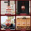 Cartoon Blessing  Wind Chime Waking Lion Lunar New Year Ornament  Home Living Room