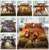 3D цифровая печать пододеяльник домашний комплект постельного белья с животным узором комплект постельного белья AU полный размер простыня/двойное украшение дома