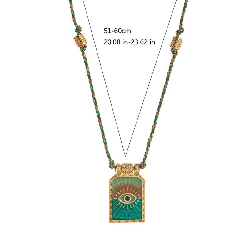 Позолоченное ретро ожерелье с картой Таро Элегантное ретро ожерелье с картой Таро с изящными узорами для повседневной носки и вечеринок