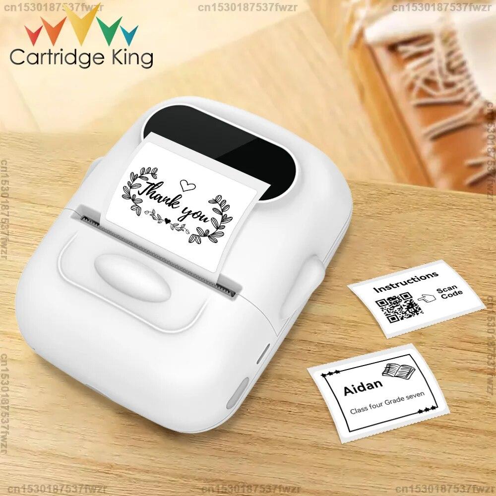 P50 Thermal Label Printer Similar To E210 M110 Adhesive Sticker Printer for Mobile Computer Mini Barcode Printer Portable Maker