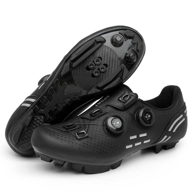 Road Cycling Shoes With Stiff Sole Breathable Fit Men Women Large Size MTB Bike Non-Cleat Option