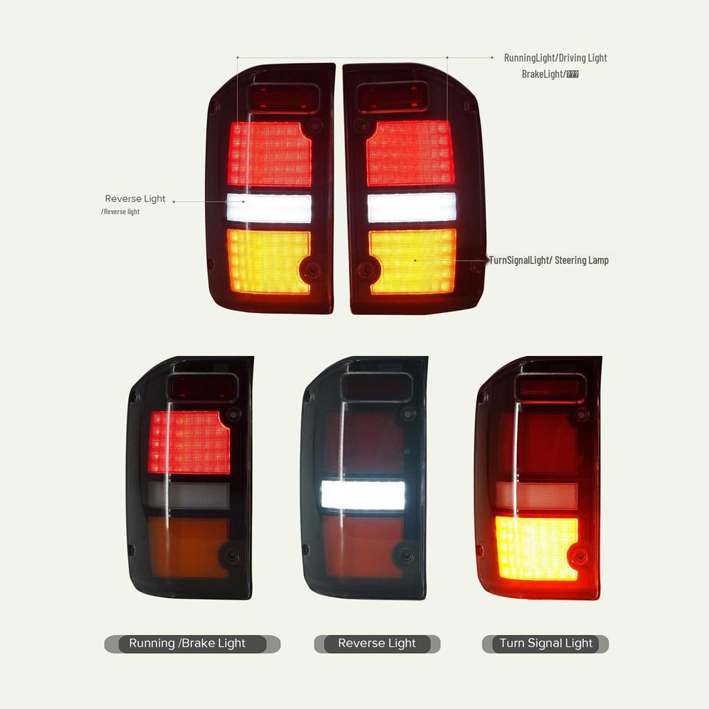 Светодиодный задний фонарь в сборе с указателем поворота и стоп-сигналом для PATROL Y60 1987-1997