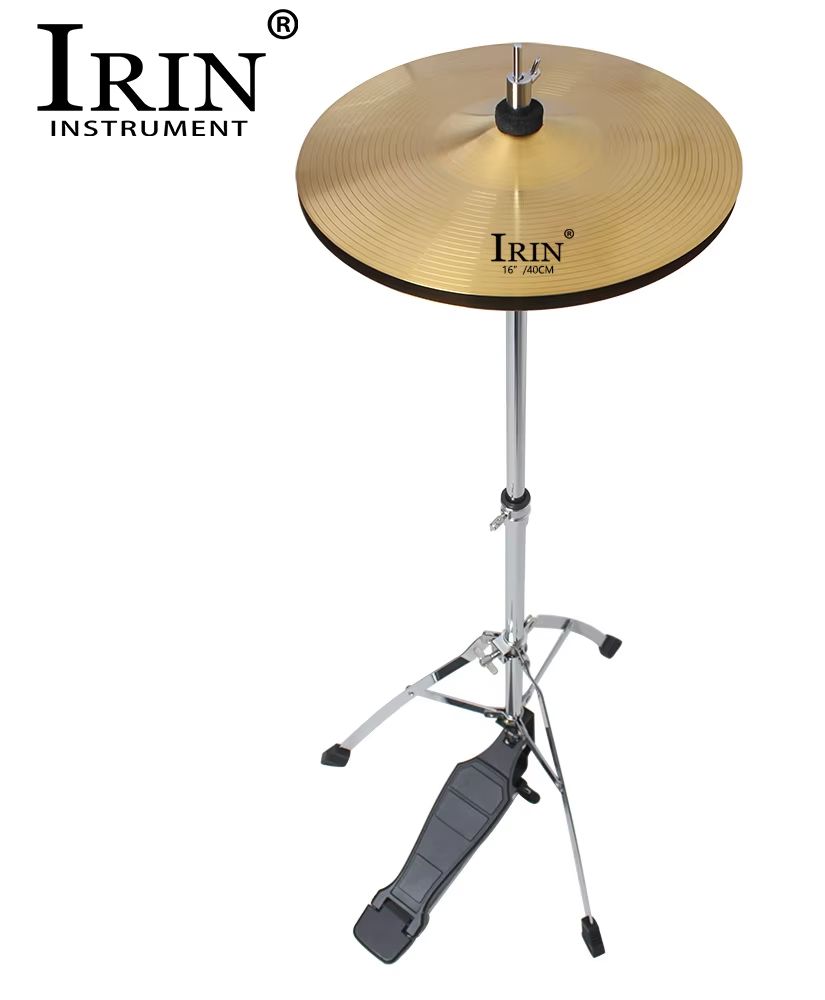 IRIN Медный тарелка 8''10''12'' дюйма Золотой гонг Барабан джазовый Прочный латунный Splash Crash Kide Хай-хэт Тарелки Аксессуар для ударных