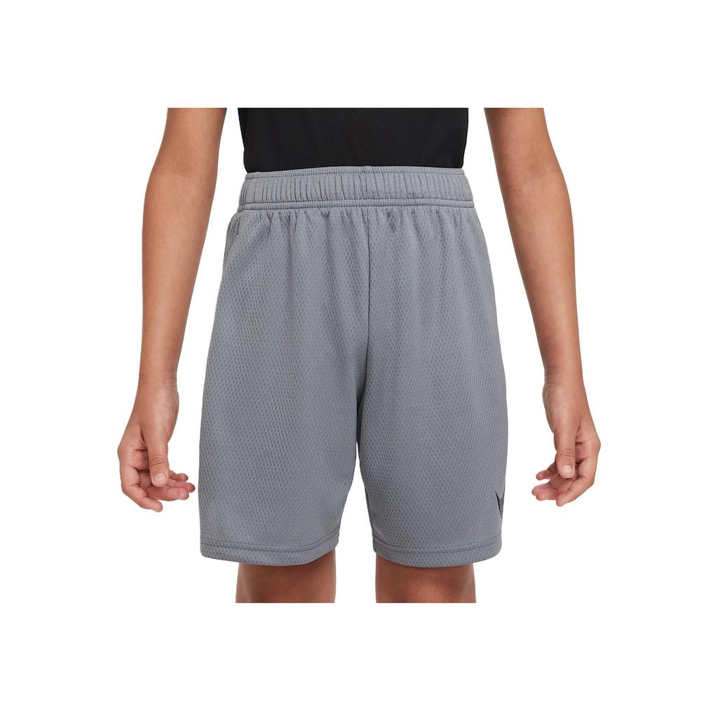Nike Dri-FIT Comfortable Skin-Friendly Simple Solid Color Shorts Kids shorts Gray DM8537-084