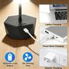 USB-перезаряжаемый выдвижной вентилятор-отпугиватель мух: Портативный УФ-уничтожитель насекомых для улицы, патио и кемпинга (Батарея заряжена)