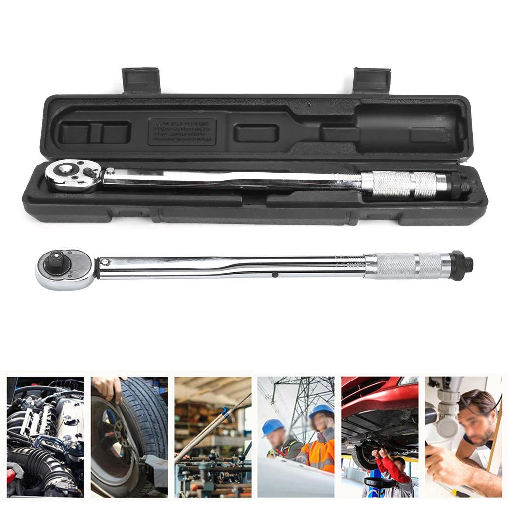 12in 28210Nm Torque Wrench High Precision Preset Ratcheting Spanner Car Repair ToolsWith