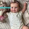 NPK 50CM Reborn Doll Maddie Bath Doll Full Body Silicone Waterproof Hand-Detailed Painting Lifelike Dolls