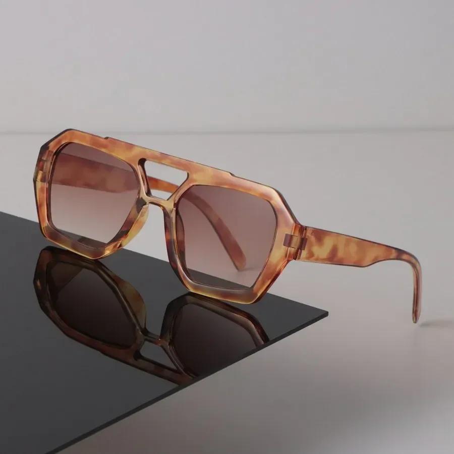 Vintage Square Sunglasses Women Men Retro Casual Fashion Black Clear Sun Glasses Female Eyewear