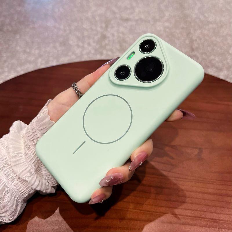 Подходит для чехла мобильного телефона Huawei Pura11, новый Pro + магнитный жидкостный силиконовый браслет на запястье, ремешок, противоударный чехол, для женщин
