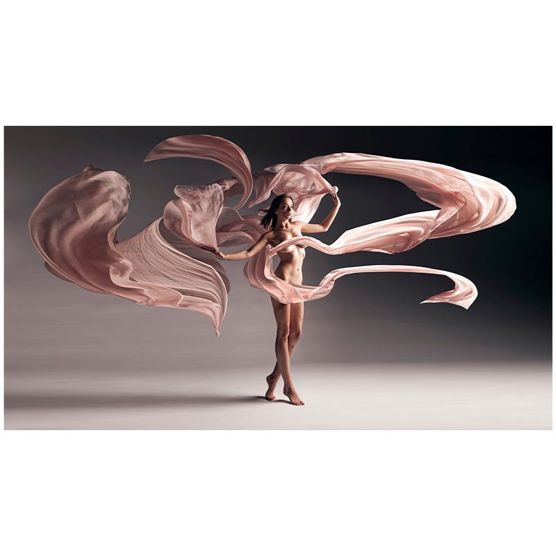 Элегантный Танец Современного Искусства Женщина Боди-Арт Картина Маслом Холст Картины Куадрос Фон Украшения Стены
